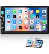 Amazon.co.jp: Auometo ダブルDIN カーステレオ 7インチIPS